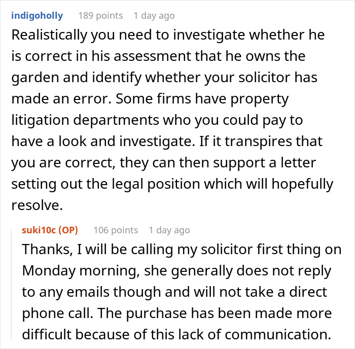 &ldquo;I&rsquo;ve Just Purchased A Maisonette, Neighbor Believes My Entire Garden Belongs To Him&rdquo;