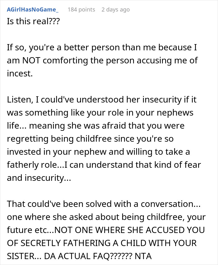 Man Loses It When Wife Asks Him To Do A Paternity Test For His Sister’s Kid, Regrets His Reaction Man Loses It When Wife Asks Him To Do A Paternity Test For His Sister’s Kid, Regrets His Reaction