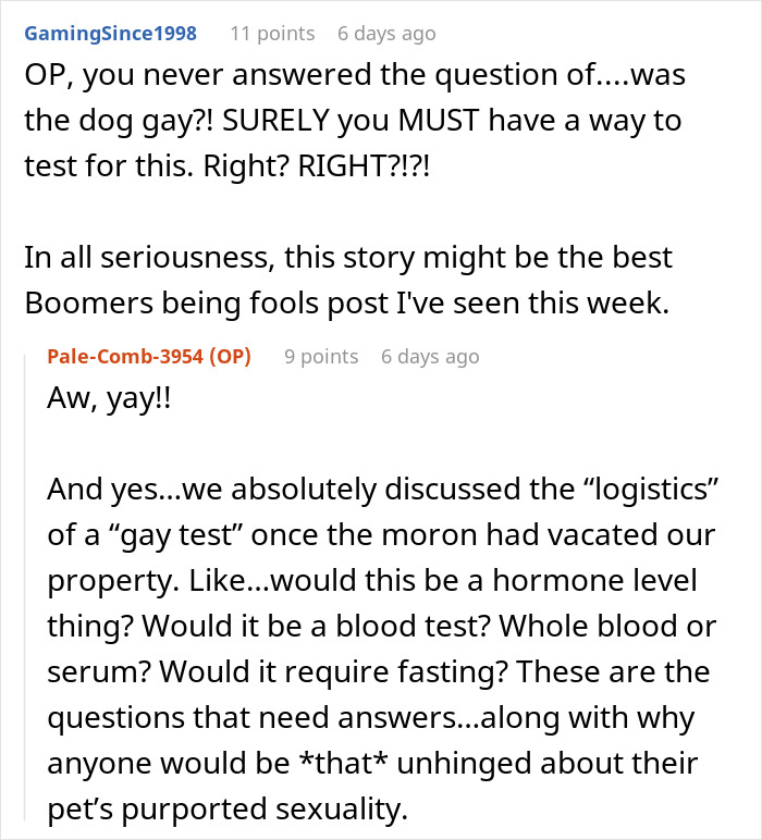 Vets Tell Pet Owner There Is No Gay Test, He Loses It And Throws A Tantrum