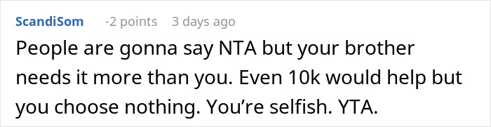 &ldquo;I Feel Like The Bad Guy&rdquo;: Man Refuses To Give Up On His Dream When Brother Asks For $30k