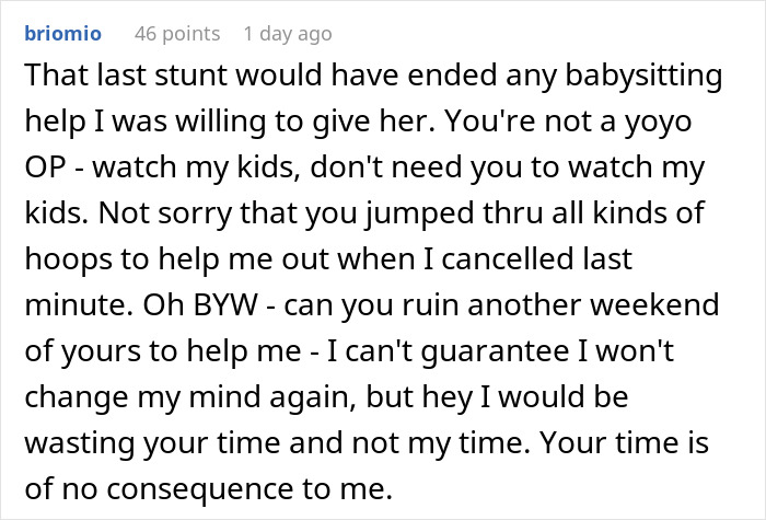 Uncle Changes All His Plans To Babysit Sister's Kids, Refuses To Help Ever Again After She Cancels Uncle Changes All His Plans To Babysit Sister's Kids, Refuses To Help Ever Again After She Cancels