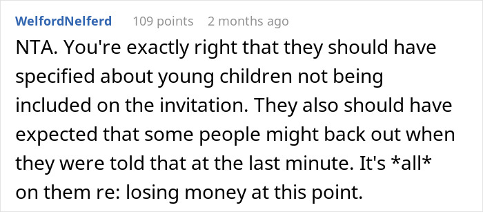 Woman Backs Out From Cousin&rsquo;s Wedding After Learning About A Rule They Didn&rsquo;t Put On Invitation