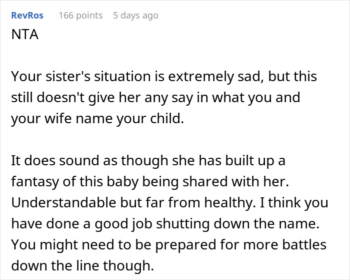 Woman Wants To Name Brother&rsquo;s Baby, Cries After Getting A Reality Check