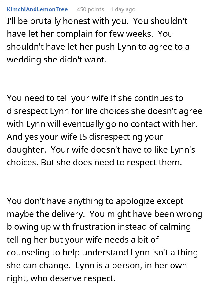 Woman Tries To Force Her "Wild Child" To Have A Classic Wedding, In Tears After Elopement Woman Tries To Force Her "Wild Child" To Have A Classic Wedding, In Tears After Elopement