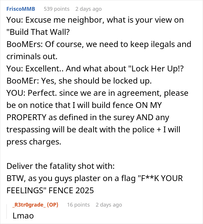 &ldquo;Boomer Neighbors Think That Because Our House Was Vacant For A While, Our Yard Becomes Theirs&rdquo;