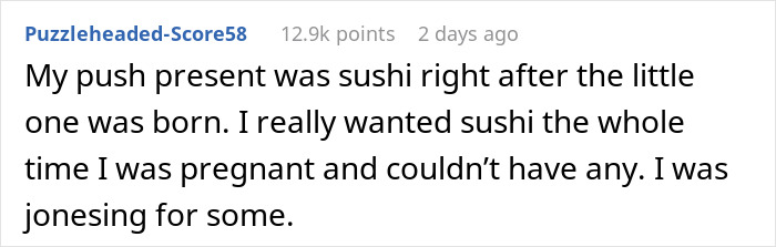Husband Gets The Ick From Wife's "Push Present" Demands, Tells Her She's Not Worth It Husband Gets The Ick From Wife's "Push Present" Demands, Tells Her She's Not Worth It
