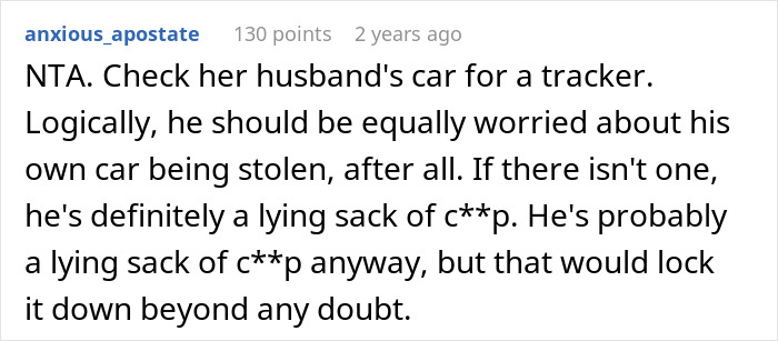 &ldquo;AITA For Telling My Sister About A Tracker In Her Car?&rdquo;
