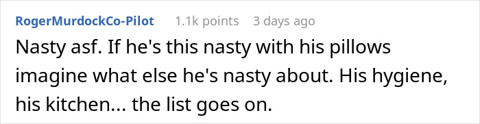 Man&rsquo;s Pillow Situation Leaves GF Gagging And Walking Out Of Plans To Stay The Night