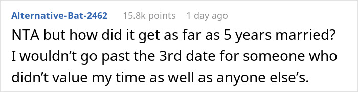 “AITA For Letting My Chronically Late Wife Miss An Event She Was Looking Forward To?” “AITA For Letting My Chronically Late Wife Miss An Event She Was Looking Forward To?”