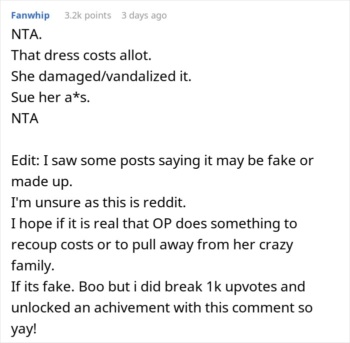 &ldquo;I Hope Your Husband Cheats&rdquo;: Woman Ruins Sister&rsquo;s Wedding Dress, Her Clapback Makes Her Cry