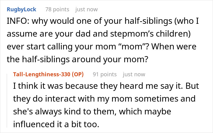 Dad, Stepmom Mock Teen&rsquo;s Bio Mom, Kid Overhears Them, Quits Calling Stepmom &ldquo;Mom&rdquo; For Good