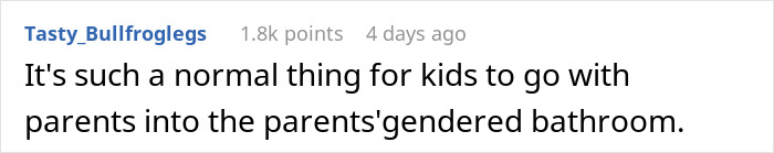 Raging Woman Demands Two-Year-Old &ldquo;Man&rdquo; Be Thrown Out Of Bathroom, Regrets It