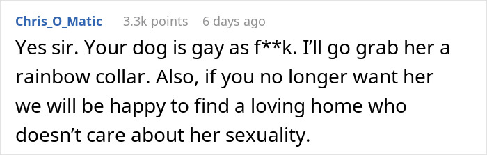 Vets Tell Pet Owner There Is No Gay Test, He Loses It And Throws A Tantrum