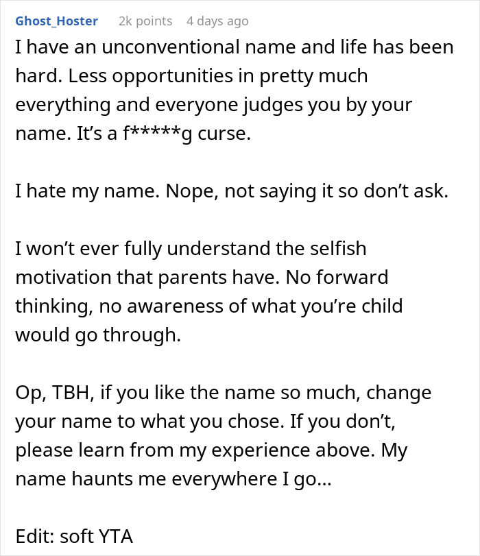 Mom Gets A Reality Check About Her &ldquo;Unique&rdquo; Baby Name After Aunt Bursts Out Laughing