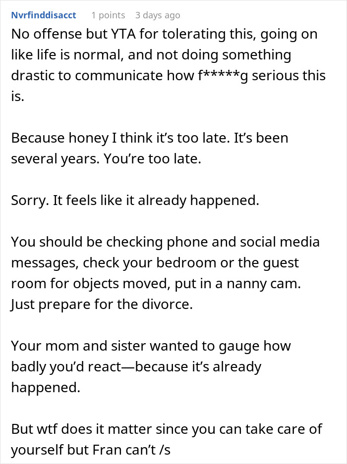 Woman Gets Upset Over Mom&rsquo;s &ldquo;Harmless Joke&rdquo; About Her Marriage, Husband Doesn&rsquo;t Take Her Side
