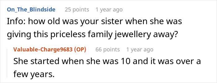 &ldquo;AITA For Refusing To Let My Sister Wear Our Late Mom&rsquo;s Necklace On Her Wedding Day?&rdquo;