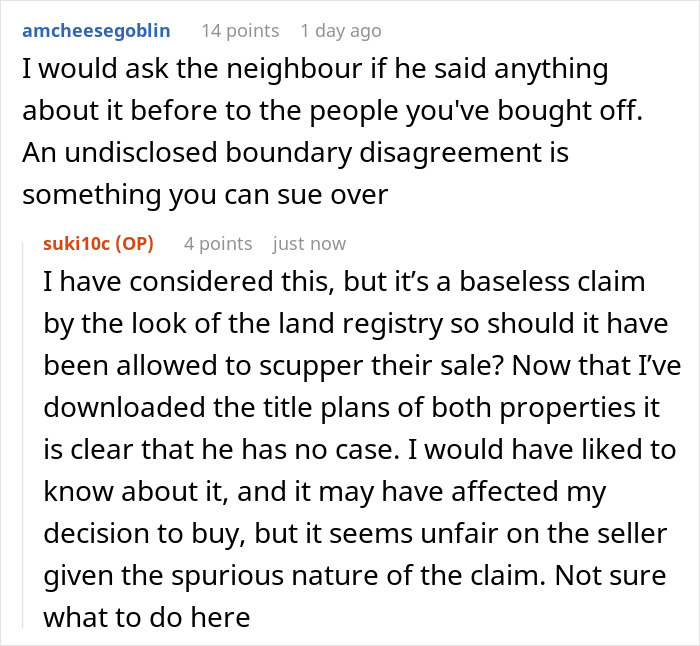 &ldquo;I&rsquo;ve Just Purchased A Maisonette, Neighbor Believes My Entire Garden Belongs To Him&rdquo;