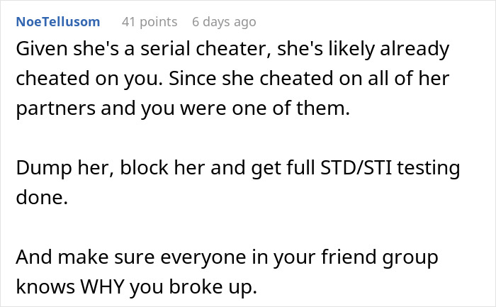 Woman Ends Up Single After She Drunkenly Brags About Being A Serial Cheater To Her Own Boyfriend Woman Ends Up Single After She Drunkenly Brags About Being A Serial Cheater To Her Own Boyfriend