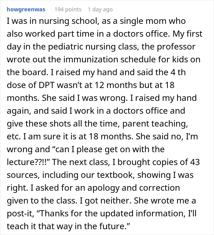 An 8th Grader Outsmarts Teacher, She Can&rsquo;t Accept She&rsquo;s Wrong Until Forced To Apologize