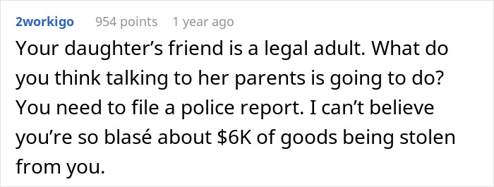 18YO Steals $6K Worth Of Things From Friend's House, Parents Worry About Teen's Future 18YO Steals $6K Worth Of Things From Friend's House, Parents Worry About Teen's Future