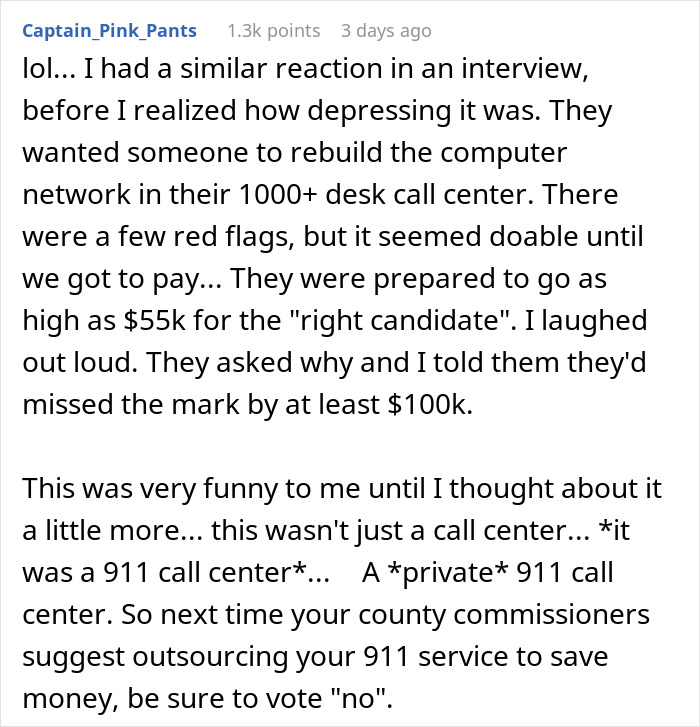Applicant Has Zero Tolerance For Ridiculous Job Offer, Ends Call After Hearing "Benefits" Applicant Has Zero Tolerance For Ridiculous Job Offer, Ends Call After Hearing "Benefits"