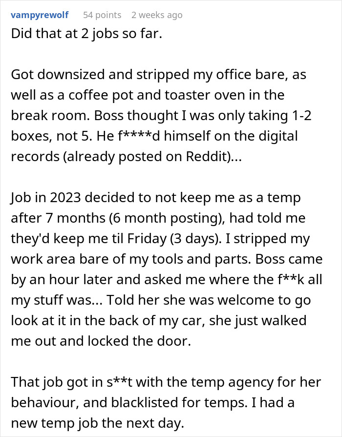 &ldquo;Only Take Things That Are Yours&rdquo;: Fired Worker Does As Told, Cripples Company Into Bankruptcy