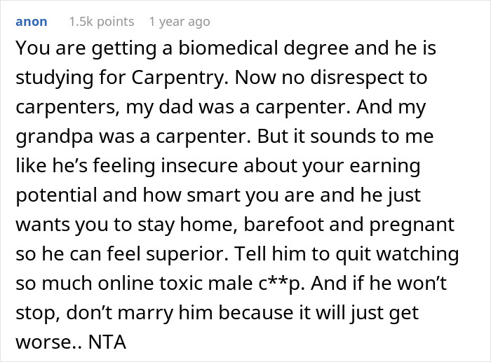 Woman Vents About Fiancé’s Rant About Her Education, Gets A Reality Check About This Relationship Woman Vents About Fiancé’s Rant About Her Education, Gets A Reality Check About This Relationship