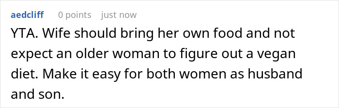 Family Drama Erupts As MIL Doesn't Serve Anything Vegan DIL Can Eat For Dinner, Spouses Leave