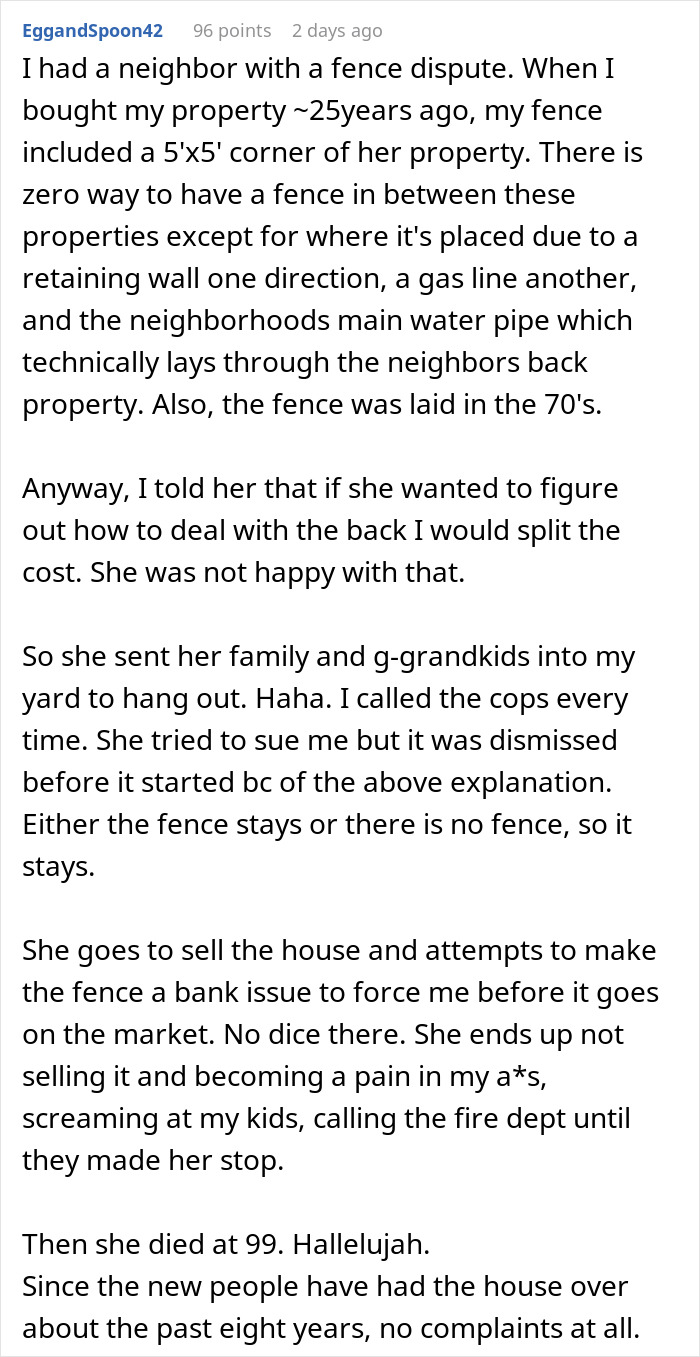 &ldquo;Boomer Neighbors Think That Because Our House Was Vacant For A While, Our Yard Becomes Theirs&rdquo;