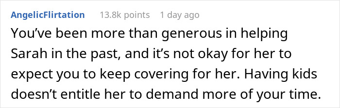 Mom Expects A Childfree Coworker To Cover For Her Whenever She Wants, Can’t Handle A “No” Mom Expects A Childfree Coworker To Cover For Her Whenever She Wants, Can’t Handle A “No”