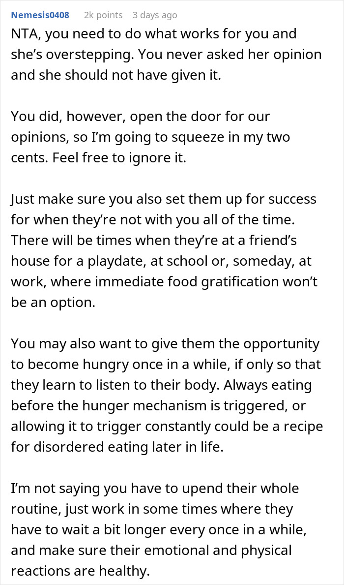 "She Is Big Mad": SIL Won't Shut Up About Family's Eating Habits, Is Put In Her Place "She Is Big Mad": SIL Won't Shut Up About Family's Eating Habits, Is Put In Her Place