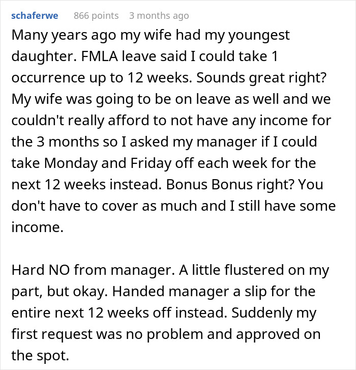 "Can&rsquo;t Carry Over 1 PTO Day? See You In February": Person Maliciously Complies