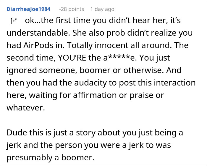 Guy Refuses To Give Boomer The Time Of Day After She Gives Him Attitude For No Reason
