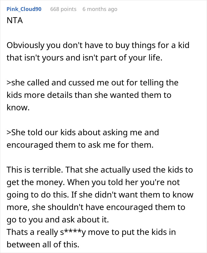 Woman Sends Her Kids To Ask Ex-Husband For More Money, Is Furious He Was Honest With Them Woman Sends Her Kids To Ask Ex-Husband For More Money, Is Furious He Was Honest With Them
