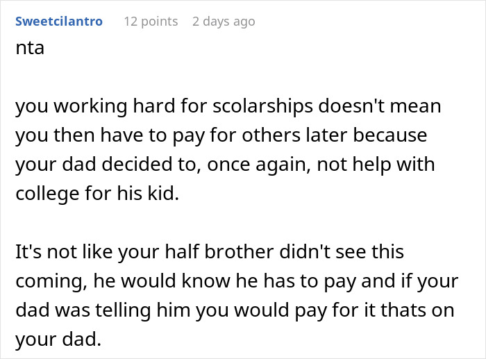 Dad Never Helped His Daughter, Does The Same For His Son But Expects Her To Do His Job