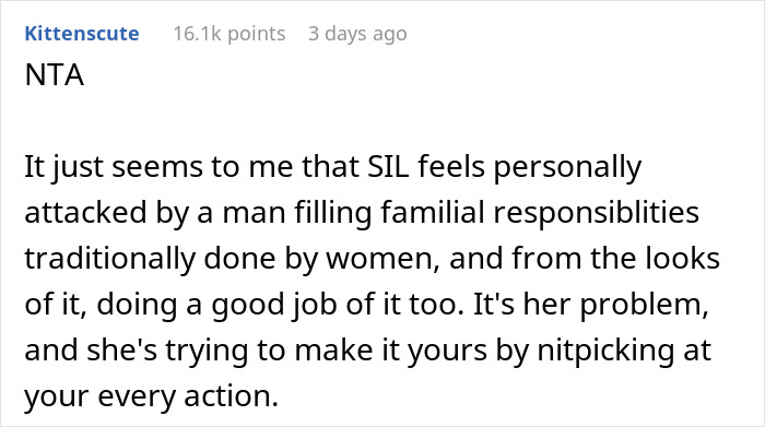 "She Is Big Mad": SIL Won't Shut Up About Family's Eating Habits, Is Put In Her Place "She Is Big Mad": SIL Won't Shut Up About Family's Eating Habits, Is Put In Her Place