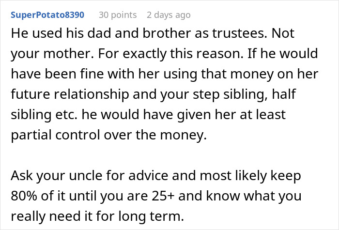 Teen Faces Family’s Guilt Trip Over His Inheritance, Refuses To Share It With “Random Kids” Teen Faces Family’s Guilt Trip Over His Inheritance, Refuses To Share It With “Random Kids”