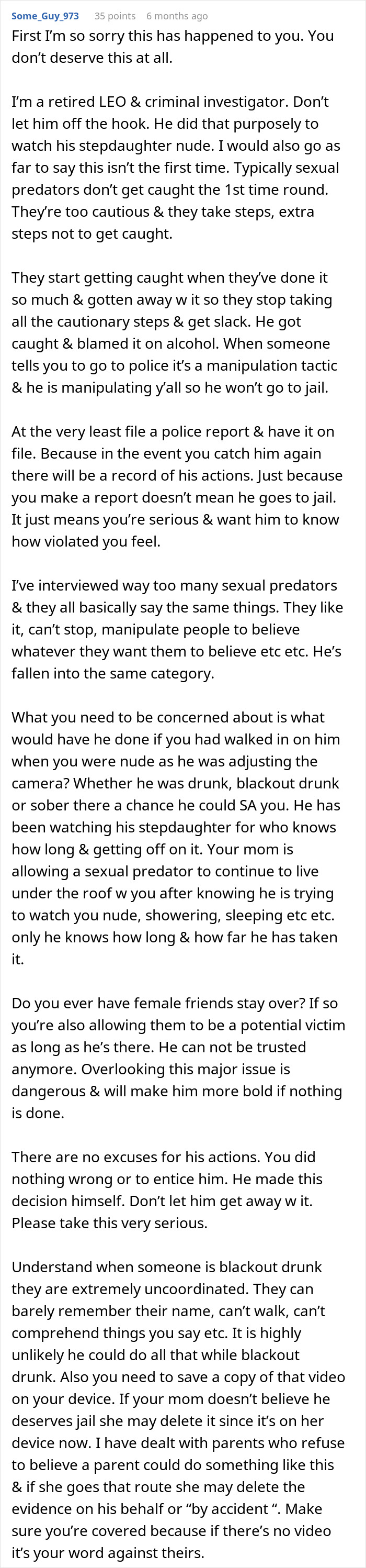 “Not Creepy, It Is Criminal”: Woman Feels Violated After Finding Stepdad’s Phone Recording Her “Not Creepy, It Is Criminal”: Woman Feels Violated After Finding Stepdad’s Phone Recording Her