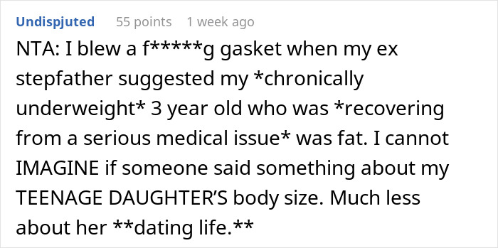 Woman Starts Social Media War On “Psycho” Mom Who Won’t Force Her Kid To Date Or Lose Weight Woman Starts Social Media War On “Psycho” Mom Who Won’t Force Her Kid To Date Or Lose Weight