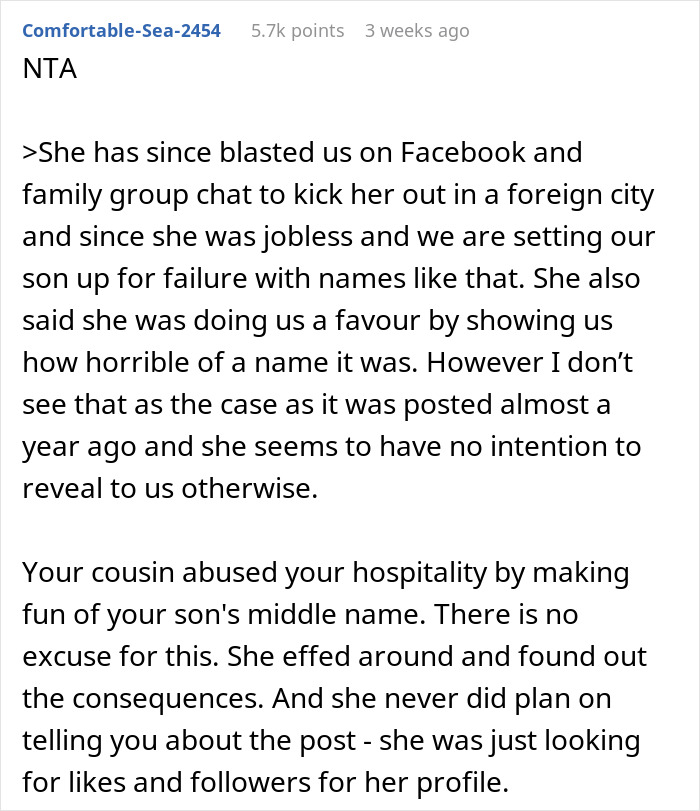 Woman Goes Online To Publicly Mock Cousin’s Baby Name, Finds Herself Evicted, Plays The Victim Woman Goes Online To Publicly Mock Cousin’s Baby Name, Finds Herself Evicted, Plays The Victim