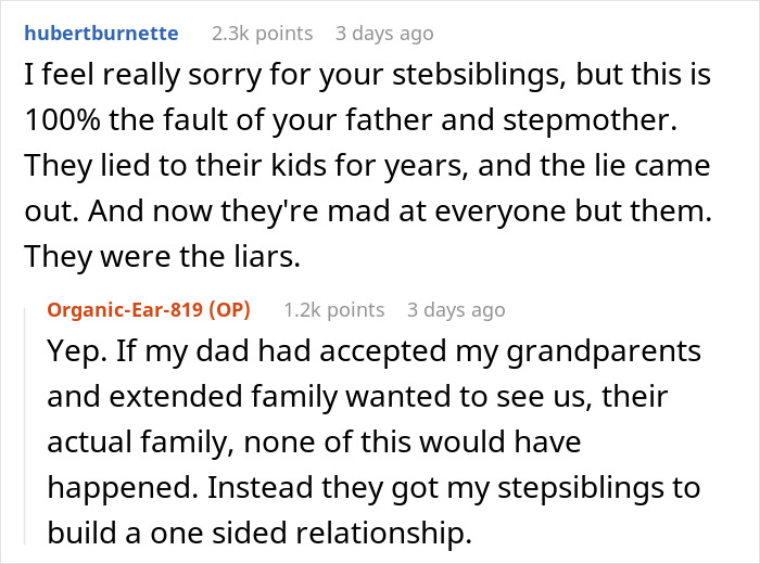 “AITA For Blaming Dad And Stepmom For Stepsiblings Thinking They Would Get Grandkid Inheritance?” “AITA For Blaming Dad And Stepmom For Stepsiblings Thinking They Would Get Grandkid Inheritance?”