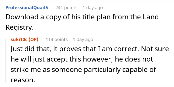 &ldquo;I&rsquo;ve Just Purchased A Maisonette, Neighbor Believes My Entire Garden Belongs To Him&rdquo;