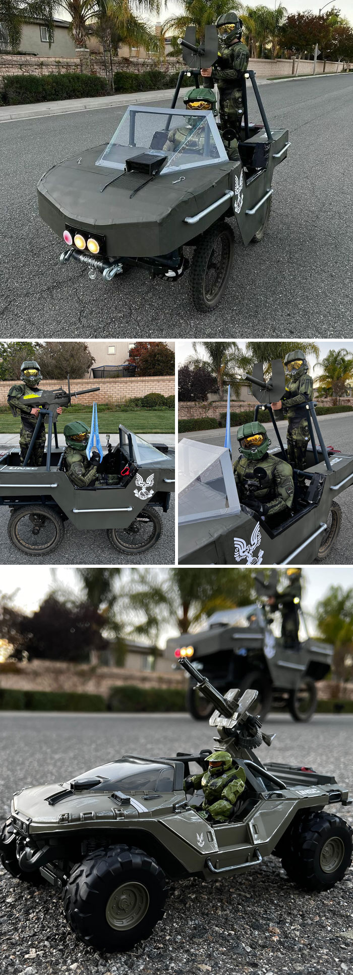 Jeremy’s Costume This Year: The Halo Warthog! We Had To Build One On The Rig