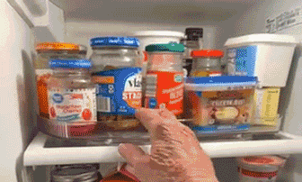Fridge Blindness Got You Throwing Out Perfectly Good Condiments? This Lazy Susan Organizer Will Bring Everything Into The Light 