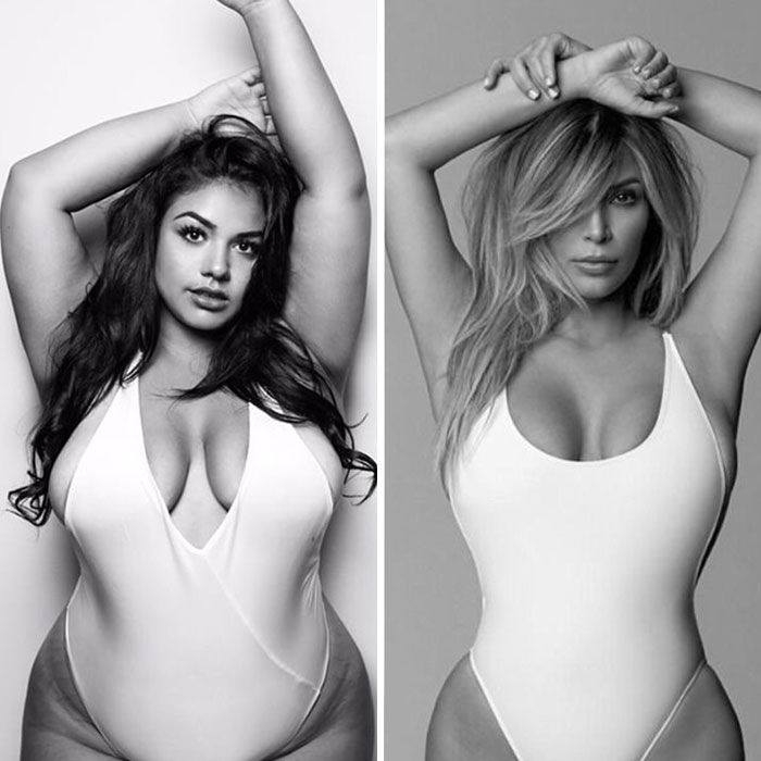 Diana Sirokai's Recreation Of Kim Kardashian's Look