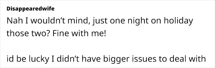 Wife Considers MIL's Idea Of A Separate Dinner With Husband On Holiday The Last Straw, Vents Online