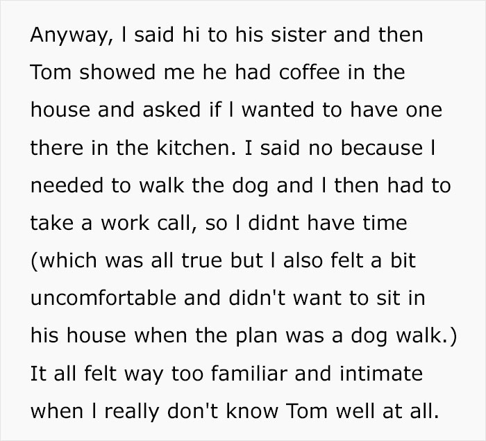 Married Lady Feels Uncomfortable With Dog-Walking Friend, Worries He Misunderstood Her Friendliness Married Lady Feels Uncomfortable With Dog-Walking Friend, Worries He Misunderstood Her Friendliness