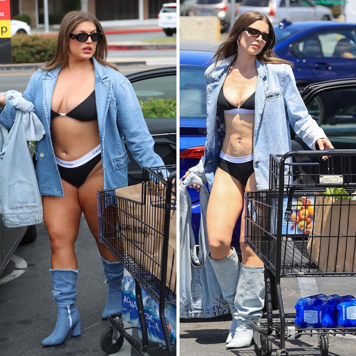 Gabriella Athena Halikas's Recreation Of Julia Fox’s Look