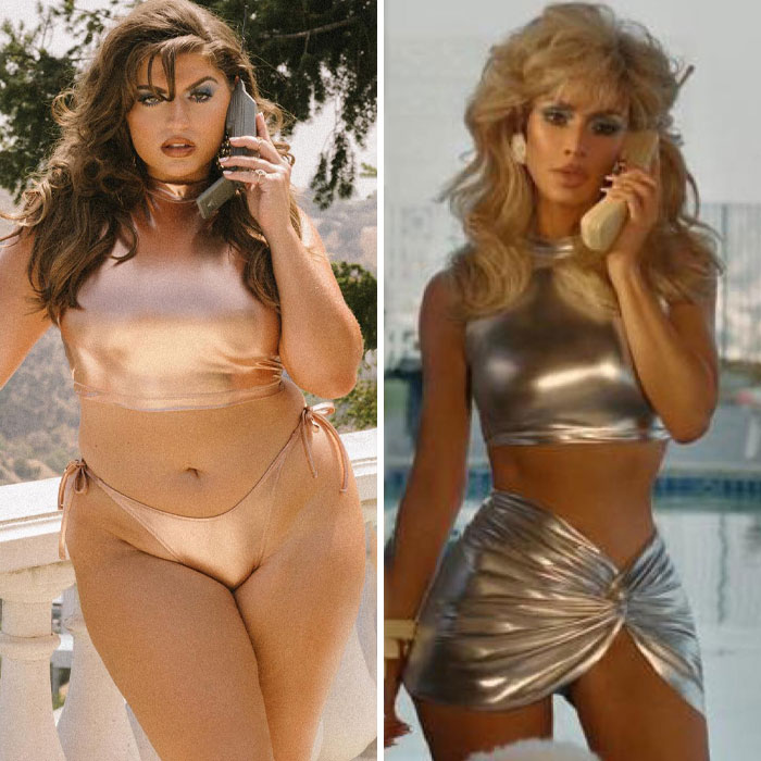 Gabriella Athena Halikas's Recreation Of Kim Kardashian's Look