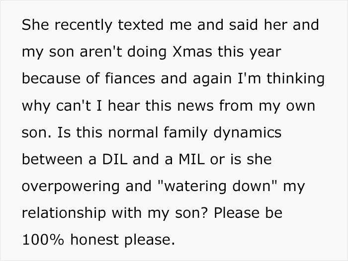 MIL Feels DIL Is “Overpowering” Her Son And Always Responding On His Behalf, Netizens Open Her Eyes MIL Feels DIL Is “Overpowering” Her Son And Always Responding On His Behalf, Netizens Open Her Eyes